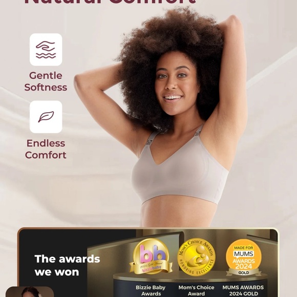 SMOOTH - Ultra Soft & Omni Maternity Momcozy Nursing Bra - Picture 3 of 5